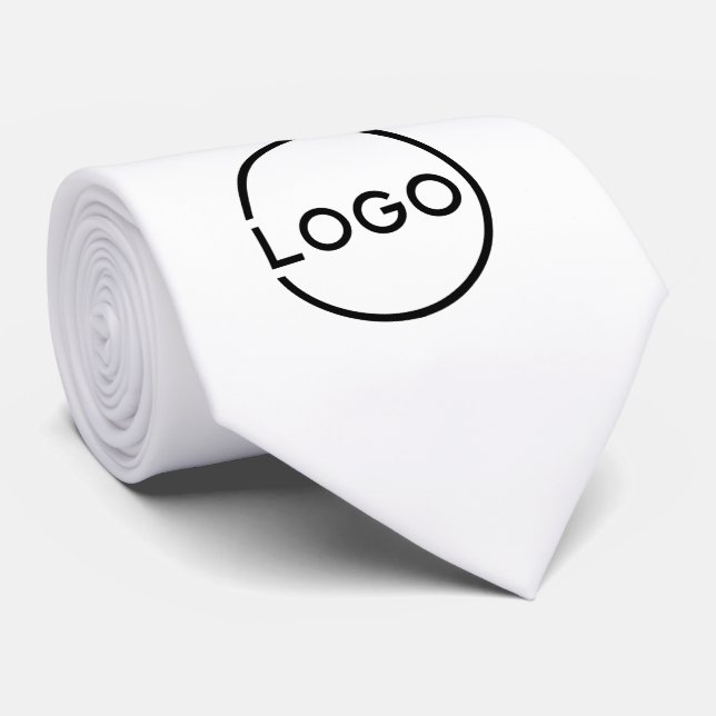 Benutzerdefinierte Unternehmens-Logo-Halsbinde Krawatte (Gerollt)
