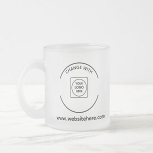Benutzerdefinierte Unternehmens-Logo-Website Frost Mattglastasse