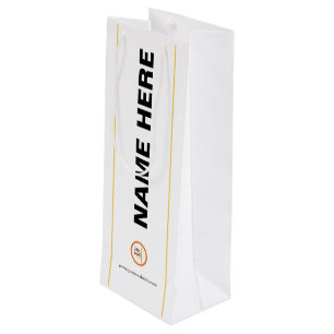 Benutzerdefinierte Unternehmenslogo-Papier-Wein-Ge Geschenktüte Für Weinflaschen