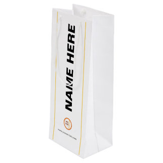 Benutzerdefinierte Unternehmenslogo-Papier-Wein-Ge Geschenktüte Für Weinflaschen