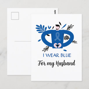 Benutzerdefinierte Unterstützung für Krebs Postkarte