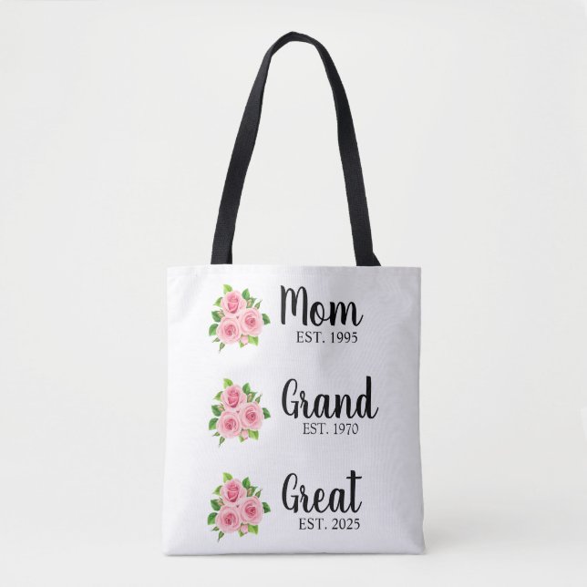 Benutzerdefinierte Urgroßmutter-Tasche Personalisi Tasche (Vorderseite)