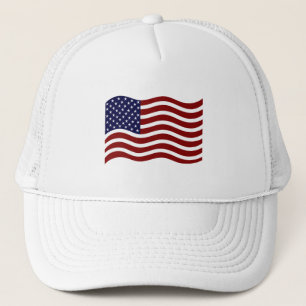 Benutzerdefinierte USA-Flagge Mark-Schaum-Trucker- Truckerkappe