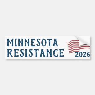Benutzerdefinierte USA-Flagge Widerstand  Autoaufkleber