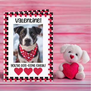 Benutzerdefinierte Valentinskarte mit Foto von The Feiertagskarte