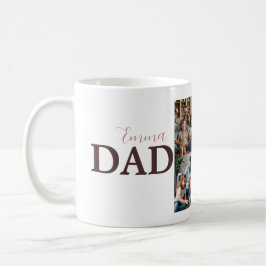 Benutzerdefinierte Vater-Tasse mit Foto- und Kinde Kaffeetasse