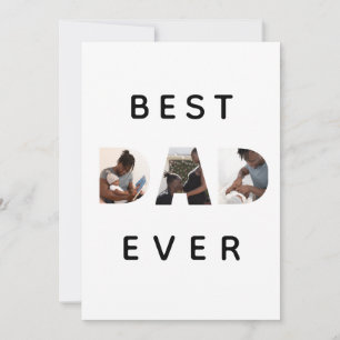 Benutzerdefinierte Vatertag Foto Collage Beste Vat
