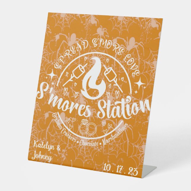 Benutzerdefinierte Verteilung mehr Liebe Smores St Sockelschild (Vorderseite)