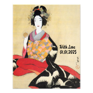 Benutzerdefinierte Vintage-Ästhetik Japan Kimono-I Fotodruck
