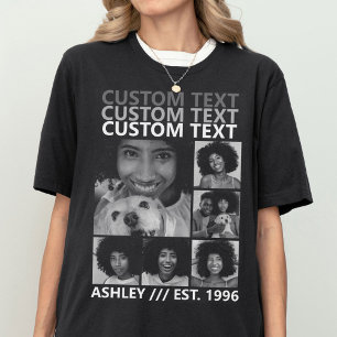 Benutzerdefinierte Vintage Erstelle deine eigene 6 T-Shirt