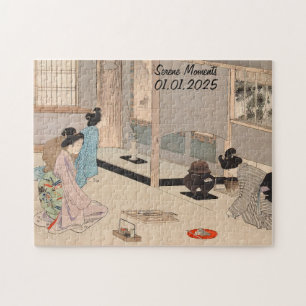 Benutzerdefinierte Vintage-Japanische Teezeremonie