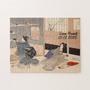 Benutzerdefinierte Vintage-Japanische Teezeremonie