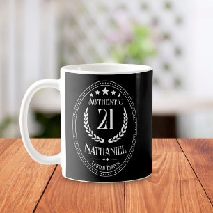 Benutzerdefinierte Vintage-Schwarze Limitierte Aus Kaffeetasse