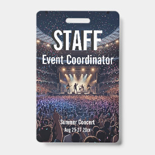 Benutzerdefinierte VIP All Access Festival Pass Ko Ausweis