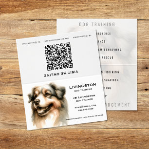 Benutzerdefinierte Visitenkarte für Dog-Trainer mi Visitenkarten