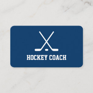 Benutzerdefinierte Visitenkartenvorlage für Hockey Visitenkarte