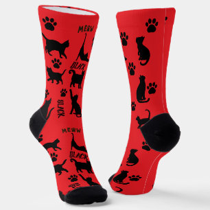 Benutzerdefinierte Void-Katzen-Socken Süßes Gesc Socken