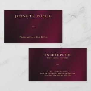 Benutzerdefinierte Vorlage Eleganter Gold Text Ber Visitenkarte