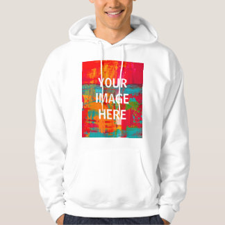 Benutzerdefinierte Vorlage für Bildlogo hinzufügen Hoodie