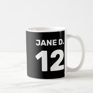 Benutzerdefinierte Vorlage Teamkleidung Vorder- un Kaffeetasse