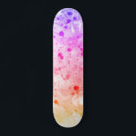 Benutzerdefinierte Vorlage Trendrosa Blau Lila grü Skateboard<br><div class="desc">Custom Template Trendy Pink Blue Lila Green Moderne Abstrakte Art Blank Skateboard.</div>