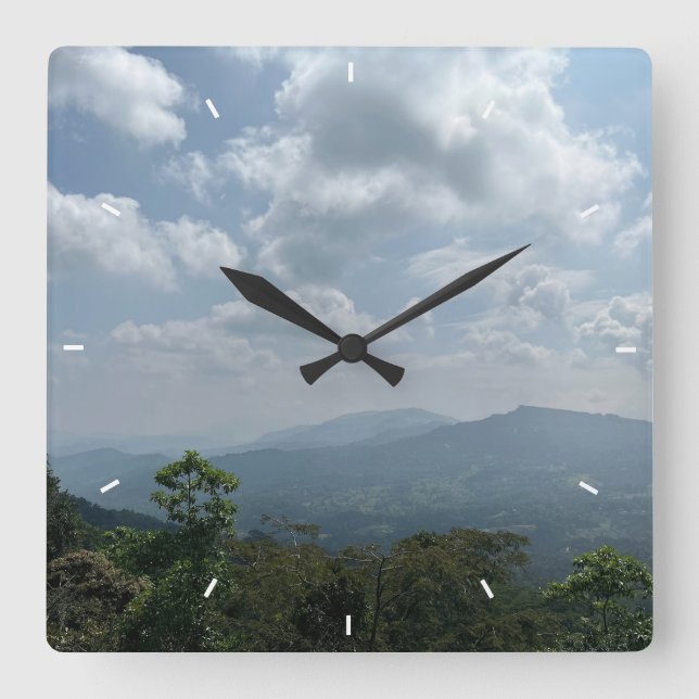 Benutzerdefinierte Wall-Uhr (Eigenes Foto und/oder Quadratische Wanduhr (Vorderseite)