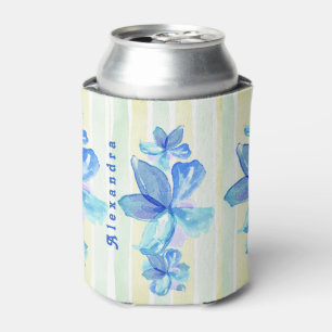 Benutzerdefinierte Wasserfarbe Floral Dosenkühler