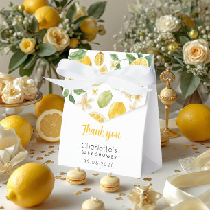 Benutzerdefinierte Wasserfarbe-Limonenblüten-Gesch Geschenkschachtel