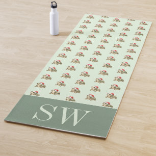 Benutzerdefinierte Wasserfarbe Weihnachten Schildk Yogamatte