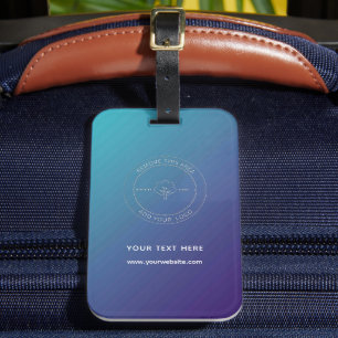 Benutzerdefinierte Website-Adresse Logo-Tag Gepäckanhänger