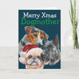 Benutzerdefinierte Weihnachts-Aquarellkarte von Ih Dankeskarte