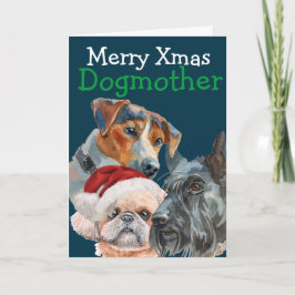 Benutzerdefinierte Weihnachts-Aquarellkarte von Ih Dankeskarte