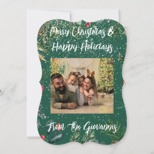 BENUTZERDEFINIERTE WEIHNACHTS-GRUßKARTE EINLADUNG