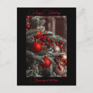 Benutzerdefinierte Weihnachts-Postkarten-Nachricht Postkarte