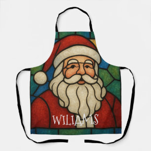 Benutzerdefinierte Weihnachts-Santa-Art-Deco-Buntg Schürze