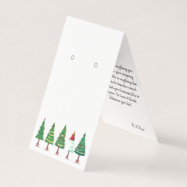 Benutzerdefinierte Weihnachts-Selbstständer-Werbek (Vorderseite)