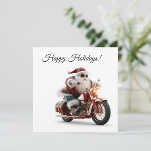Benutzerdefinierte Weihnachtsgrüße mit Santa Motor