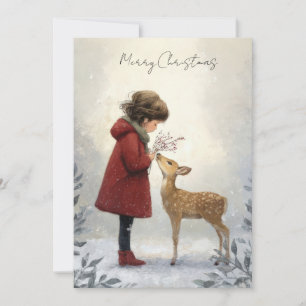 Benutzerdefinierte Weihnachtsgrußkarte Feiertagskarte