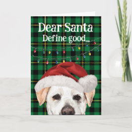 Benutzerdefinierte Weihnachtskarte aus Ihrem Labra Dankeskarte