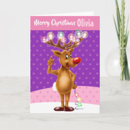 Benutzerdefinierte Weihnachtskarte "Frohe Weihnach Karte