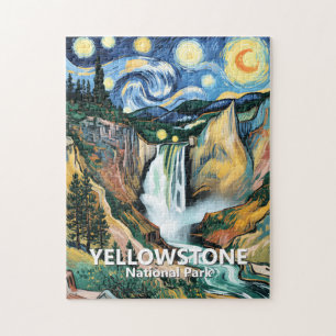 Benutzerdefinierte Yellowstone Lower Falls Van Gog