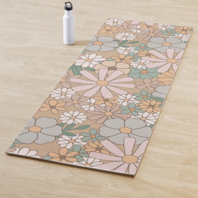 Benutzerdefinierte Yoga-Matte-Blume Yogamatte (Beispiel)