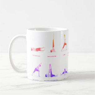 Benutzerdefinierte Yoga-Pose-Tassen zum Verschenke Kaffeetasse
