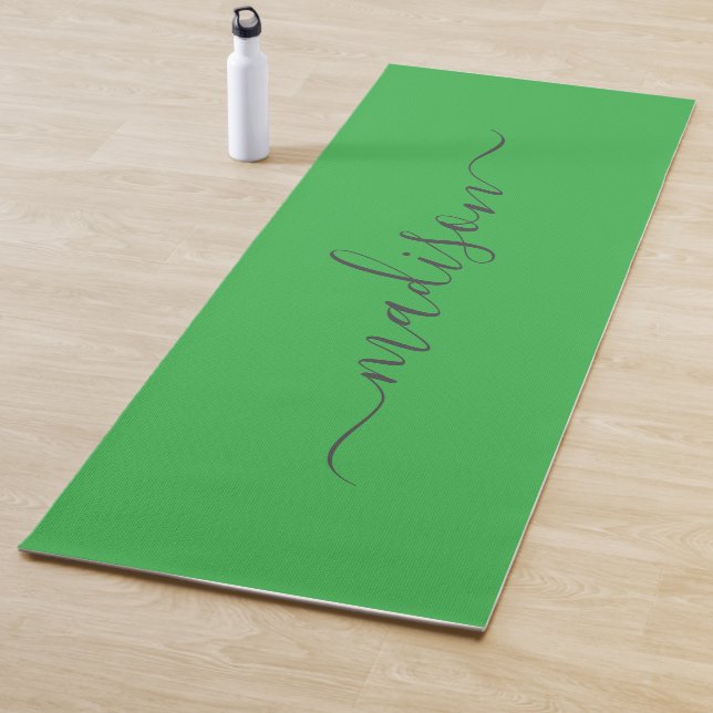 Benutzerdefinierte Yogamatte mit Namen (Beispiel)
