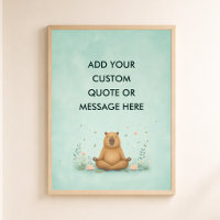 Benutzerdefinierte Zitat Camping Capybara Lustiges