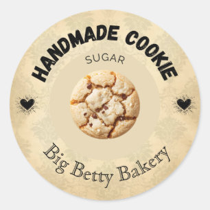 Benutzerdefinierte Zucker-Cookie-Labels Personal Runder Aufkleber
