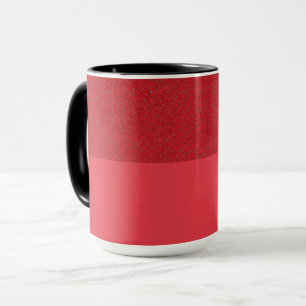 Benutzerdefinierte Zwei-Tonen-Rote Keramik Tasse