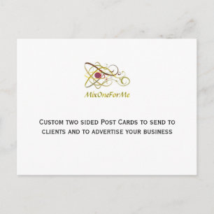 Benutzerdefinierte, zweiseitige Postkarten