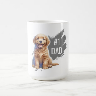 Benutzerdefinierter 1 Vater Welpenhund Kaffeetasse