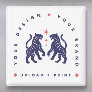 Benutzerdefinierter 2" Magnet Design-Upload Kühl